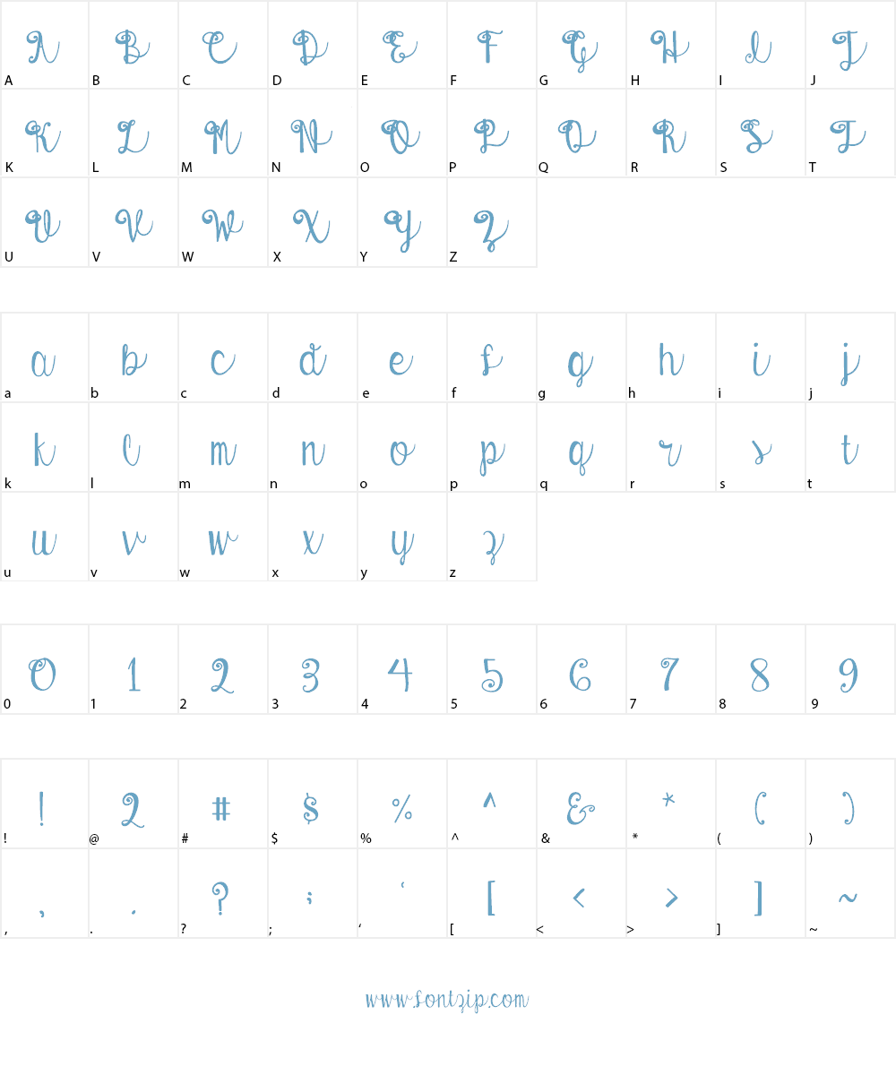 Austie Bost Envelopes Font Character